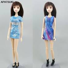 Summer Sundress Short Dress For Barbie Doll Clothes Casual Wear For 1/6 BJD Doll Outfits 1:6 Dolls Accessories Kids DIY Toys 2024 - buy cheap