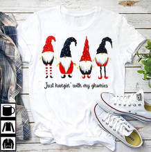 Camiseta de natal de impressão colorida do vintage do vintage do vintage do vintage do vintage do natal 2024 - compre barato