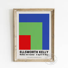 Ellsworth Kelly Exhibition Modern Museum Poster, Red Green Blue Color Field Art Prints, Walker Art Center Decorative Painting 2024 - buy cheap