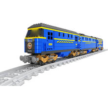 AUSINI 2017 New 25002 Train building blocks train 832pcs Train Bricks Blocks children's DIY educational toys for children 2024 - buy cheap