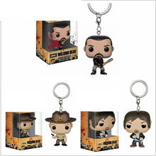 The Walking Dead Characters RICK NEGAN DARYL Pocket Keychain PVC Action Figure Collection Model Toys For Children 2024 - buy cheap