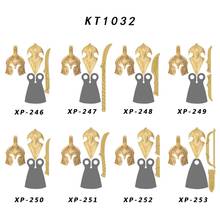 Single Sell Medieval Knight Noldo Warrior Golodh Figures Accessories Helmet Shield Building Blocks Kids Toys Koruit KT1032 2024 - buy cheap