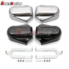 Cubiertas de eje trasero de motocicleta, protección de tapa basculante para Harley CVO Softail shield Bar FLSTSE FLSTSE3 Deluxe FLSTNSE, 1 par 2024 - compra barato