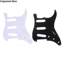 Pickguard de conservação de guitarra elétrica, pickguard, 3 camadas, placa de arranhar, strat, instrumentos e equipamentos pretos 2024 - compre barato