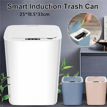 14L Automatic Smart Induction Trash Can Home Kitchen Bathroom Portable Waterproof Intelligent Sensor Garbage Bin 2024 - buy cheap