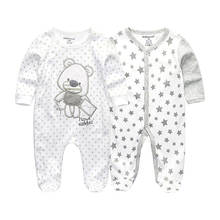 Autumn Newborn 1/2PCS Cotton Baby Rompers Pajamas Baby Boy Clothes Full Sleeve Baby Girl Clothes Cartoon Roupas de bebe 2024 - buy cheap