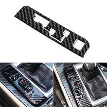 Panel central de fibra de carbono para coche, moldura de cubierta de marco lateral para Toyota Highlander 2015, 2016, 2017, 2018 2024 - compra barato