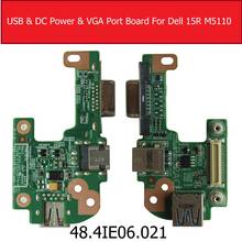 Placa de alimentación para Dell Inspiron 15R M5100, Puerto CC y VGA, USB 3,0, Q15, reemplazo de placa Jack 48.4IE06.021 2024 - compra barato