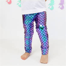 New Summer Girl Colorful Printing Trousers Girl Simulation Cute Pants Kids Leggings Style Child Leggings 2024 - buy cheap