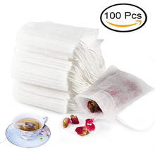 50-100 pçs/set sacos de chá descartáveis vazio scented saco de chá calor selo de papel de filtro para erva solto chá 2024 - compre barato