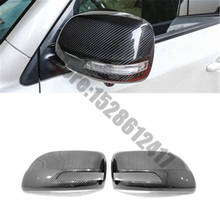 Для Toyota LAND CRUISER LC200 2013-2020 ABS Chrome Боковая дверь Зеркало заднего вида s накладка Зеркало заднего вида украшения стайлинга автомобилей 2024 - купить недорого