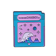 Gameboy-Alfileres esmaltados para novio, nuevo diseño 2024 - compra barato