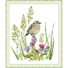 Everlasting Love Little Bird  Chinese Cross Stitch Kits Ecological Cotton Clear Stamped Printed 11 DIY Gift Christmas Decoration 2024 - buy cheap