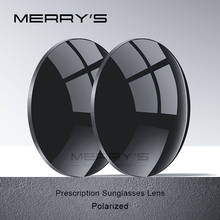 Merry's lentes de óculos de sol polarizadas p2, série 1.56 1.61 1.67 para miopia, lentes com prescrição de resina, asféricas, lentes de óculos de sol uv400 2024 - compre barato