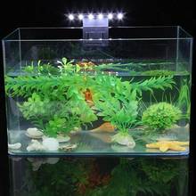 Mini diodo emissor de luz do aquário luz do tanque de peixes lâmpada do aquário clipe do tanque de peixes plantas led crescente lâmpada do aquário luz led plugue da ue