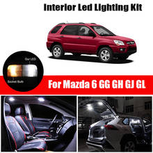 Luz LED Canbus para techo Interior de coche, luz de maletero para Mazda 6 GG GH GJ GL Sedan Hatch 2003-2020, Kit de actualización de vehículo, lámpara de bombillas 2024 - compra barato
