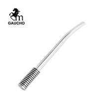 50 PCS/Lot Gaucho Yerba Mate Drinking Straw Stainless 14 CM Long With Removable Curved Spring Filter Teaspoon Hot Sale MB002-140 2024 - buy cheap