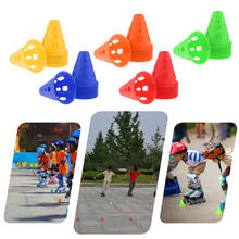 10pcs Plastic Windproof Soccer Training Marker Sport Football Sign Bucket Triangle Obstacles Traffic Road Cones Train Tackles 2024 - buy cheap