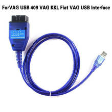 New for VAG USB KKL Interface + for Fiat ECU Scan OBD OBD2 Diagnostic Scanner Cable Cars Engine Airbag Adapter Scan Tool 2024 - buy cheap