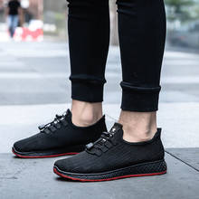 2019 New Sneakers Casual Men Vulcanized Shoes Breathable Mesh Male Shoes Mens Lace up Flats Shoes Zapatos 2024 - buy cheap