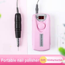 30000RPM Rechargeable Portable professional electric nail drill manicure machine Pedicure Set Nail Tools LCD display battery 2024 - buy cheap