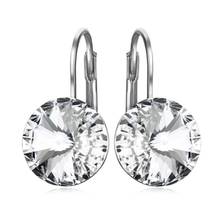 Nova venda 925 prata 6 cor cristais originais de swarovskis bella mini piercing moda jóias brincos do parafuso prisioneiro 2024 - compre barato