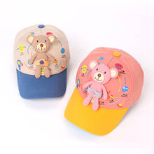 Doitbest-Gorra de béisbol con colgante de oso grande para niño y niña, gorro con Cierre trasero, Hip Hop, 2021 2024 - compra barato