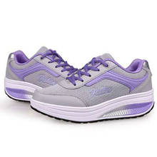 Women Shoes Wedge Sneakers Platform Trainers Women Shoes Casual Lace-Up Tenis Feminino Zapatos De Mujer Women Sneakers High Heel 2024 - buy cheap