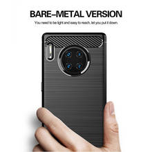 New Carbon Fiber Case for Huawei Mate 30 20 10 Pro 9 Lite SE 20X Case Y5 Y6 Y7 Y9 Prime 2019 2018 2017 Cover Soft Silicone Cases 2024 - buy cheap