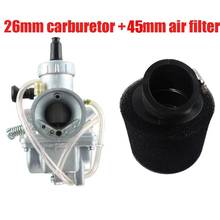 Carburador molkt da bicicleta 150cc 160cc do poço da sujeira 26mm carb + 45mm filtro de ar klx jcl atomik 2024 - compre barato