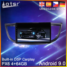 Android 9.0 PX6 64G Car DVD Player GPS Navigation For Honda CRV CR-V 2011-2015 Car Auto Radio Stereo Multimedia Player HeadUnit 2024 - buy cheap