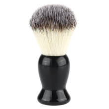 Shaving brush Black/White Synthetic Fibre Resin Handle Men Wet Shave Brushes 2024 - buy cheap