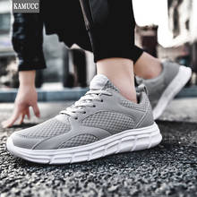 Summer Men's Sports Running Shoes New Outdoor Breathable Comfortable Non-slip Wear-resistant High Elasticity Sneakers Size 39-48 2024 - buy cheap