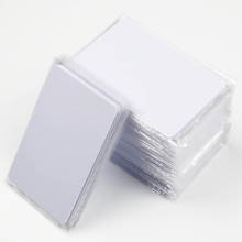 100pcs/Lot  NFC Tag NFC 216 888 Bytes ISO14443A PVC White Cards For Android,IOS NFC Phones 2024 - buy cheap