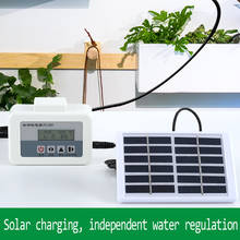 2 in 1 Solar Energy automatic watering device potted Plant drip irrigation system Kit Garden home Intelligent Water Pump Timer 2024 - buy cheap