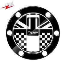 Protetor para tanque de gás, adesivo para motocicleta triumph rocket iii speed triplo street twin america 3d 2024 - compre barato