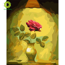 LaoJieYuan-pintura de diamante 5D DIY, mosaico bordado con diamantes redondos, flores o guijarros, decoración artística de rosas para el hogar 2024 - compra barato