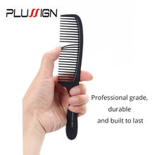 Plussign Cutting Styling Comb Anti Static And Heat Resistant Tail Comb For Back Combing Fine And Wide Tooth Hair Barber Comb 2024 - buy cheap