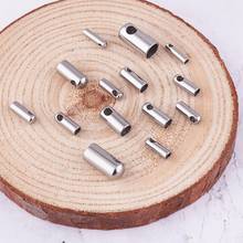 200pcs 304 Stainless Steel Cord Ends Clasps Link for Jewelry Making Bracelet Necklace DIY Jewelry Findings F50 2024 - buy cheap