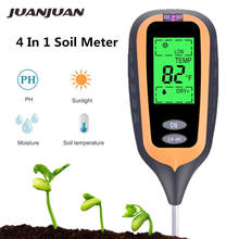 Digital 4 IN 1 Soil Moisture Meter PH Meter LCD Display Temperature Sunlight Moisture Tester Garden Farm Lawn Plant 40% off 2024 - buy cheap