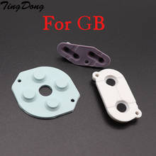 Tingdong conjunto de 2 adesivos condutores, peças de substituição para game boy gb, almofada de borracha de silicone 2024 - compre barato