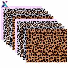 Xfx htv transferência de calor vinil leopardo animal impressão transferência de calor vinil ofício ferro em htv em 25x30.5cm para camiseta diy cricut vinil 2024 - compre barato