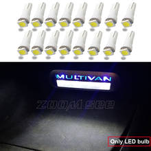 Bombilla LED blanca para interior de coche, luz de paso sin Error para VW Multivan Caravelle Transporter T5 T5.1 T6, solo 16 Uds. 2024 - compra barato