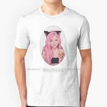 Belle Delphine T Shirt 100% Pure Cotton Belle Delphine Belle Delphine Dolphin Game Gamer Gamer Girl Girls Water 2024 - buy cheap