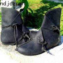 Botas planas de punta redonda para mujer, zapatos cómodos antideslizantes de tubo corto, de talla grande 34-48, color negro, a la moda, Invierno 2024 - compra barato