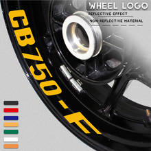 Новая наклейка на колеса мотоцикла, водостойкая Светоотражающая наклейка на колесо, украшение, логотип для HONDA CB750-F CB750F cb750 f 2024 - купить недорого