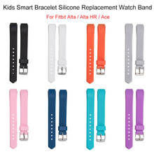 Soft Silicone Replacement Watch Band Wrist Strap for Fitbit Alta / Alta HR / Ace Kids Smart Bracelet Adjustable 2024 - buy cheap