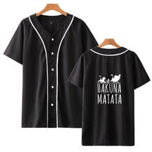 Top Quality t-shirt The Lion King Simba Hakuna Matata printed harajuku spring summer t shirt casual plus size tracksuit tops 2024 - buy cheap