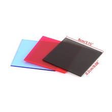 Plexiglass Board Colored Acrylic Sheet 8*8cm DIY Toy Accessories Model Making 2024 - buy cheap