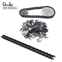 100-400Pcs High-Tech Link Chain Building Blocks Truck Bracelet MOC Tank Parts Brick Construction Toy fit for 3711 2024 - buy cheap